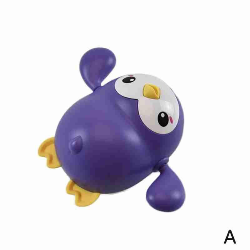 1Pcs Bad Wind-Up Speelgoed Leuke Cartoon Krab Pinguïn Walvis Water Walvis Baby Water Speelgoed Pinguïn Bad Baby baby Speelgoed Speelgoed Voor Kinderen C0W1: A