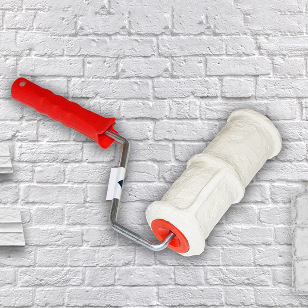 Brick Pattern Paint Roller Household Wall Decoration Brush Environmental Protection Tool Art Paint Texture Rolling Flower Roll