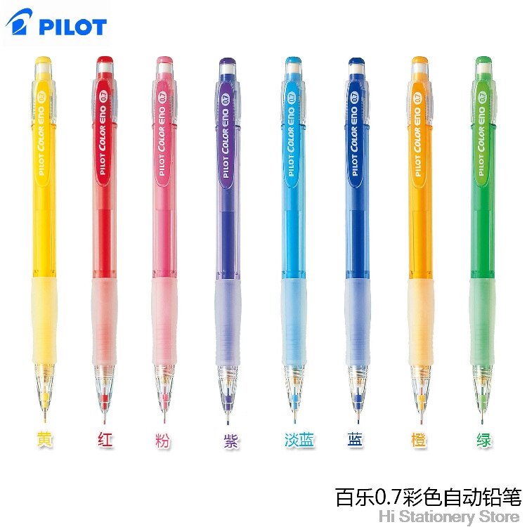 Pilot Baile Eno multicolour Automatic Mechanical Pencil 0.7mm Japan 8 Body Colors for Choose