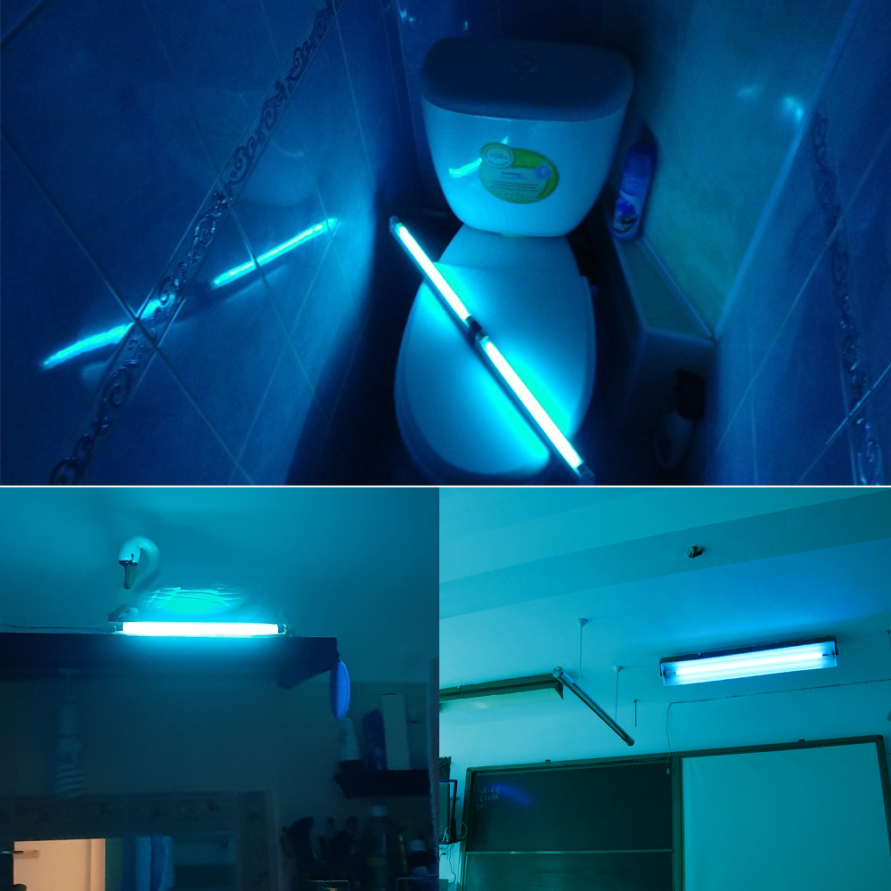 Uv Keimtötende Licht T5 / T8 Quarz Rohr 8W 15W UVC Sterilisator Töten Staub Milbe UV Bakterizide Lampe für Schlafzimmer Krankenhaus