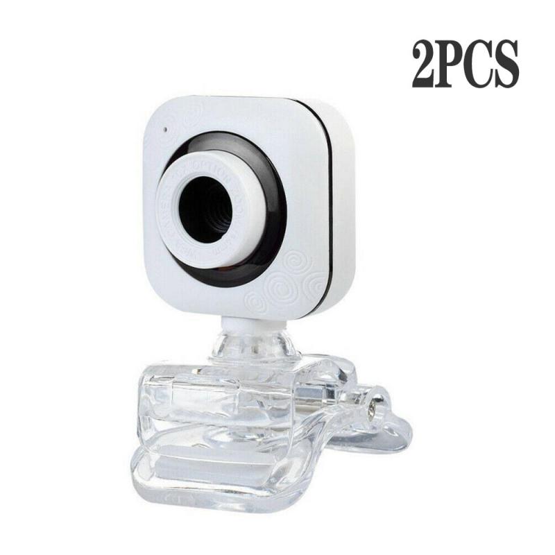 PC Laptop Digital Camera HD USB Webcam Rotatable Video Recording With Microphone Web Camera for Live Video Call Meeting: 2pcs