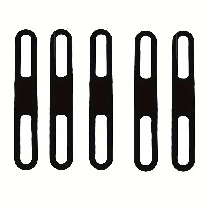 Correa de silicona para luz de bicicleta, manillar de bicicleta, soporte para linterna, correa de alta elasticidad, soporte de luz multiusos, corbata fija: Azul marino