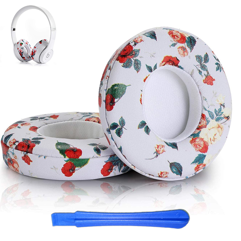 Kutou Vervangende Oorkussentjes Kussen Voor Beats Solo3 Solo2 Koptelefoon Oorkussens Dekking Solo 3 2 Foam Pad Oorkappen Reparatie Onderdelen