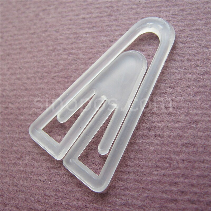 Przeźroczyste tworzywo sztuczne trójkąt klip, karty w kształcie litery A spinacz robić papieru, koszula skarpetki bielizna klipsy robić sukienki, klamerki robić pakowania klips