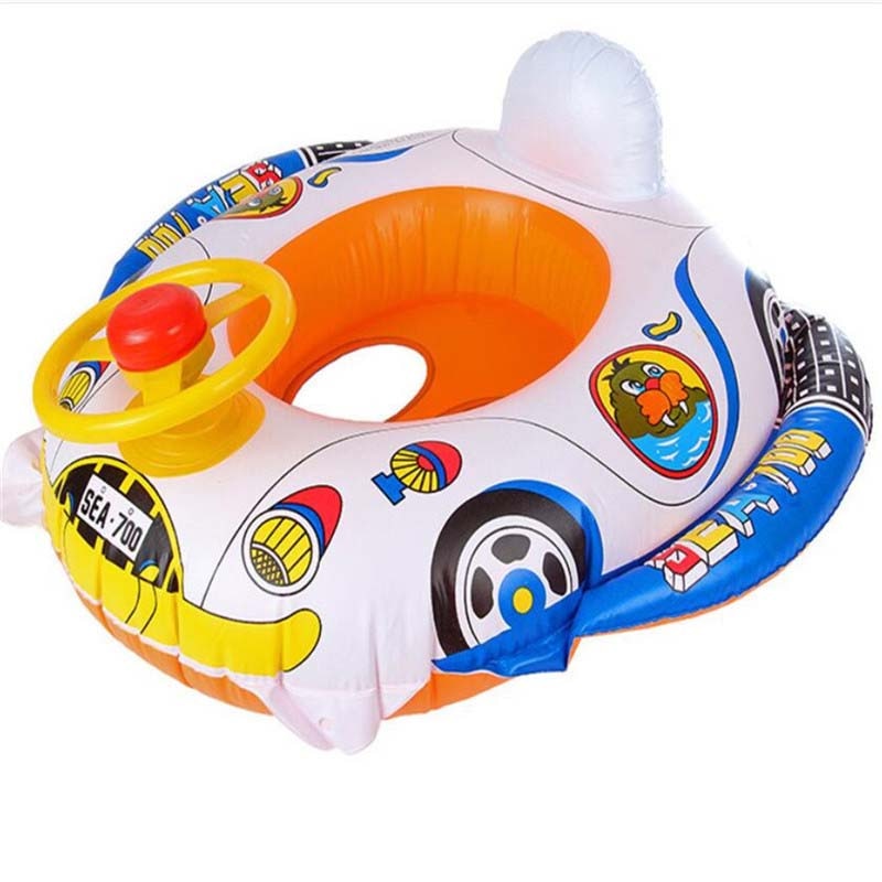 Infant Kinder Aufblasbare Schwimmen Ring Kleinkind Sitz Pool Spaß Bade Swim Trainer Spielzeug Schwimmen Pool Zubehör