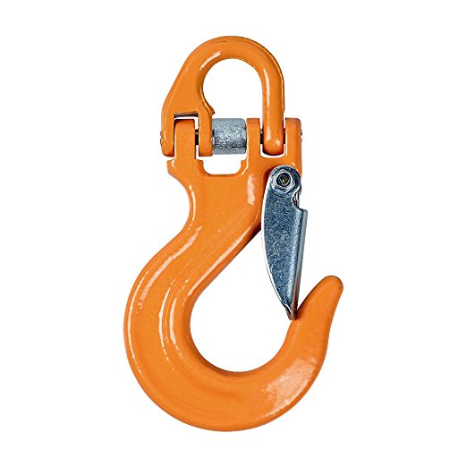 in Acciaio forgiato Grado 80 metà-collegamento Chiusura di Sicurezza Cerniera Verricello Cavo Gancio Girevole verricello Gancio per jeep attaccabrighe Camion spento-strada di Recupero: giallo