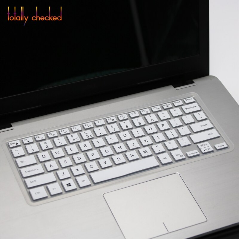 for Dell Inspiron 14 inch 5000 Series 5488 5482 5485 5481 5455 5447 i5379 i5482 i5481 i5485 laptop keyboard cover skin: white