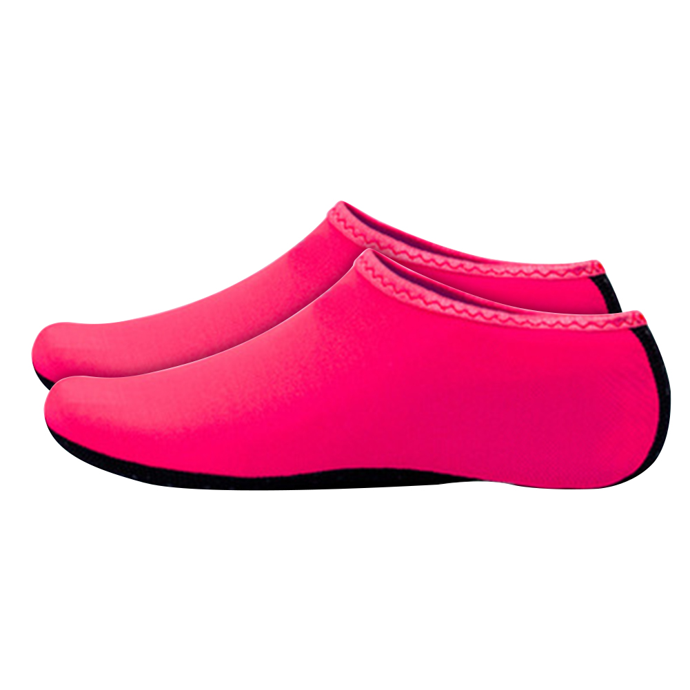 Mężczyźni kobiety pływanie plaża antypoślizgowe buty boso nurkowanie nadmorskie tenisówki Fitness buty kąpielowe podwodne nurkowanie buty do surfingu: rose Red / M