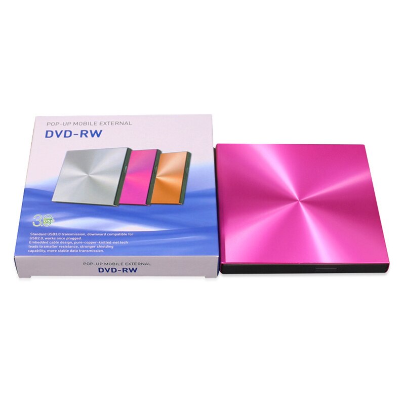 Lecteur optique TG30N Usb 3.0 en alliage d&#39;aluminium, lecteur externe DVD, enregistreur de CD, pour ordinateur portable, Macbook, Windows