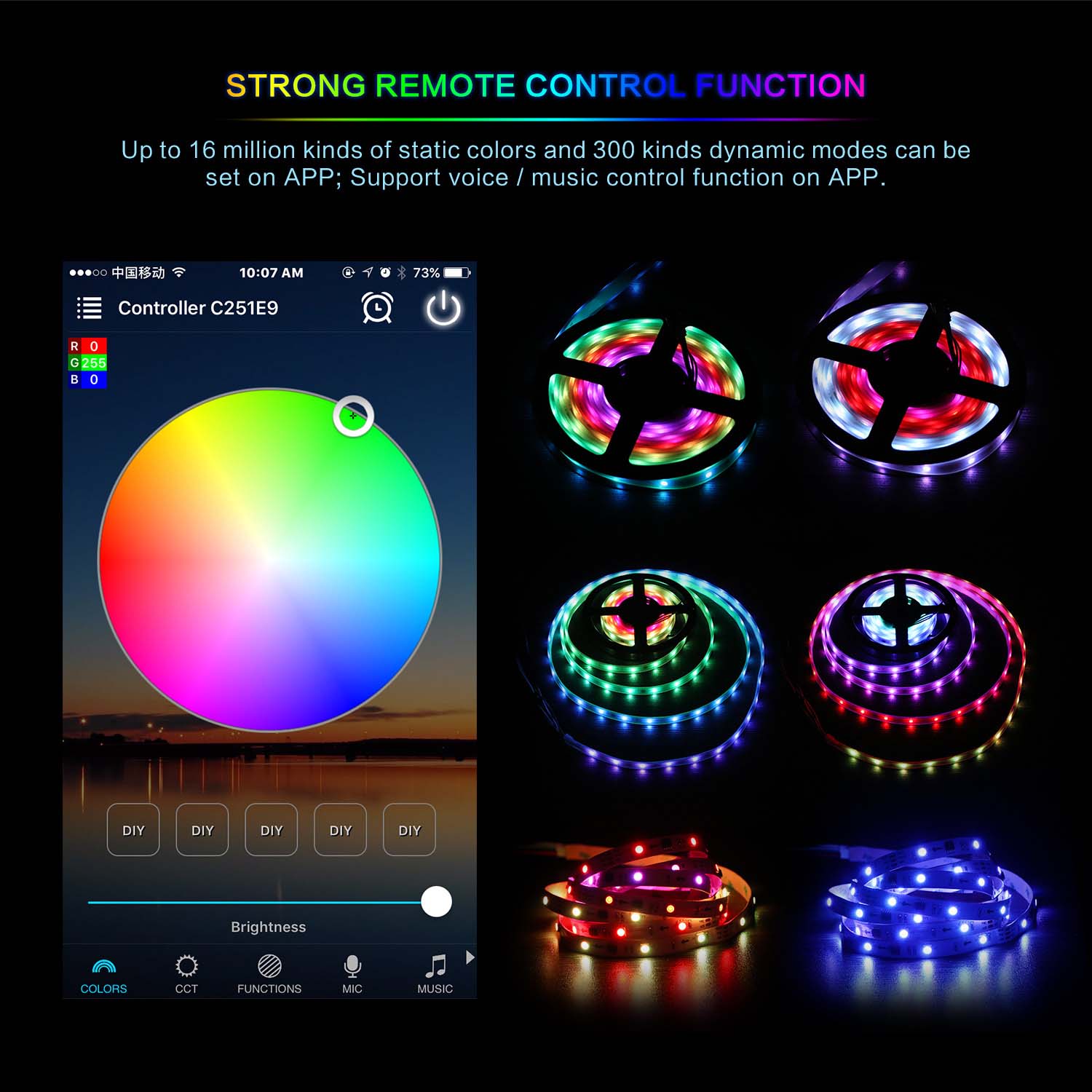 Wifi LED Smart Controller RGB LED Controller For WS2811 2812 RGB LED Strip Lights Compatible With Alexa Google Assistant IFTTT
