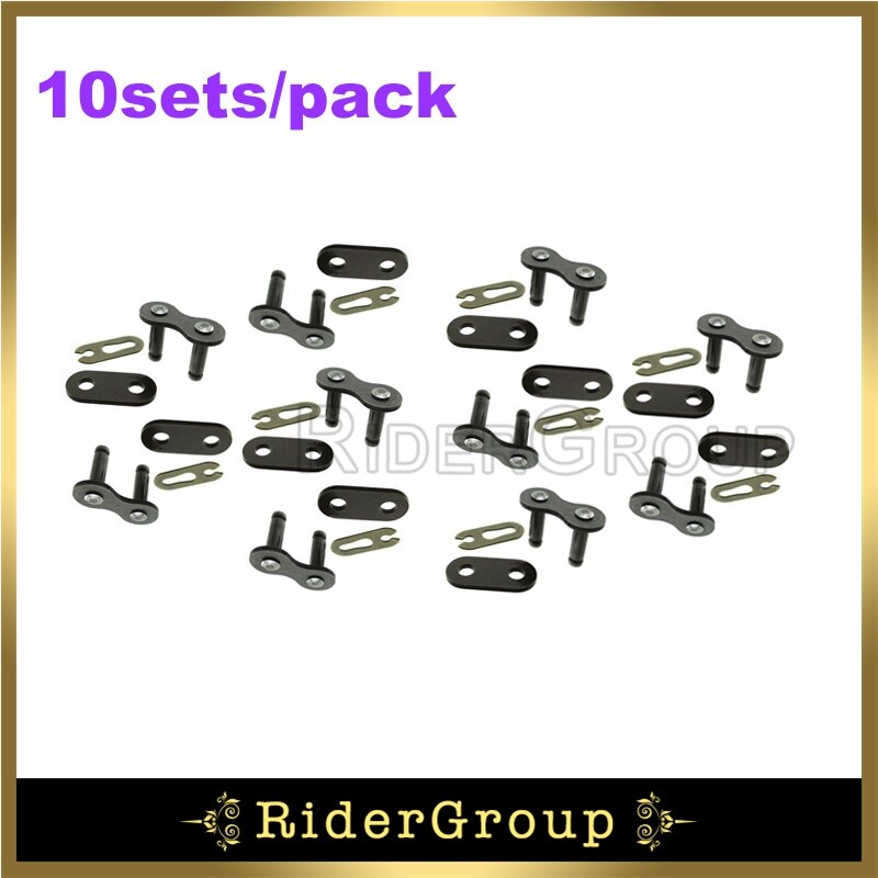 KMC 420 Chain Master Link For Chinese Made Stomp Demon X Atomic Pit Dirt Bike Moped Scooter Go Kart ATV Parts: 10 Sets