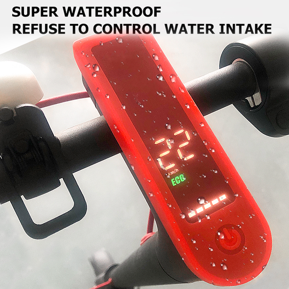 2Pcs Waterdichte Beschermhoes Scherm Case Voor M365 Elektrische Scooter Dash Board Panel Bescherming Case Silicone Cover