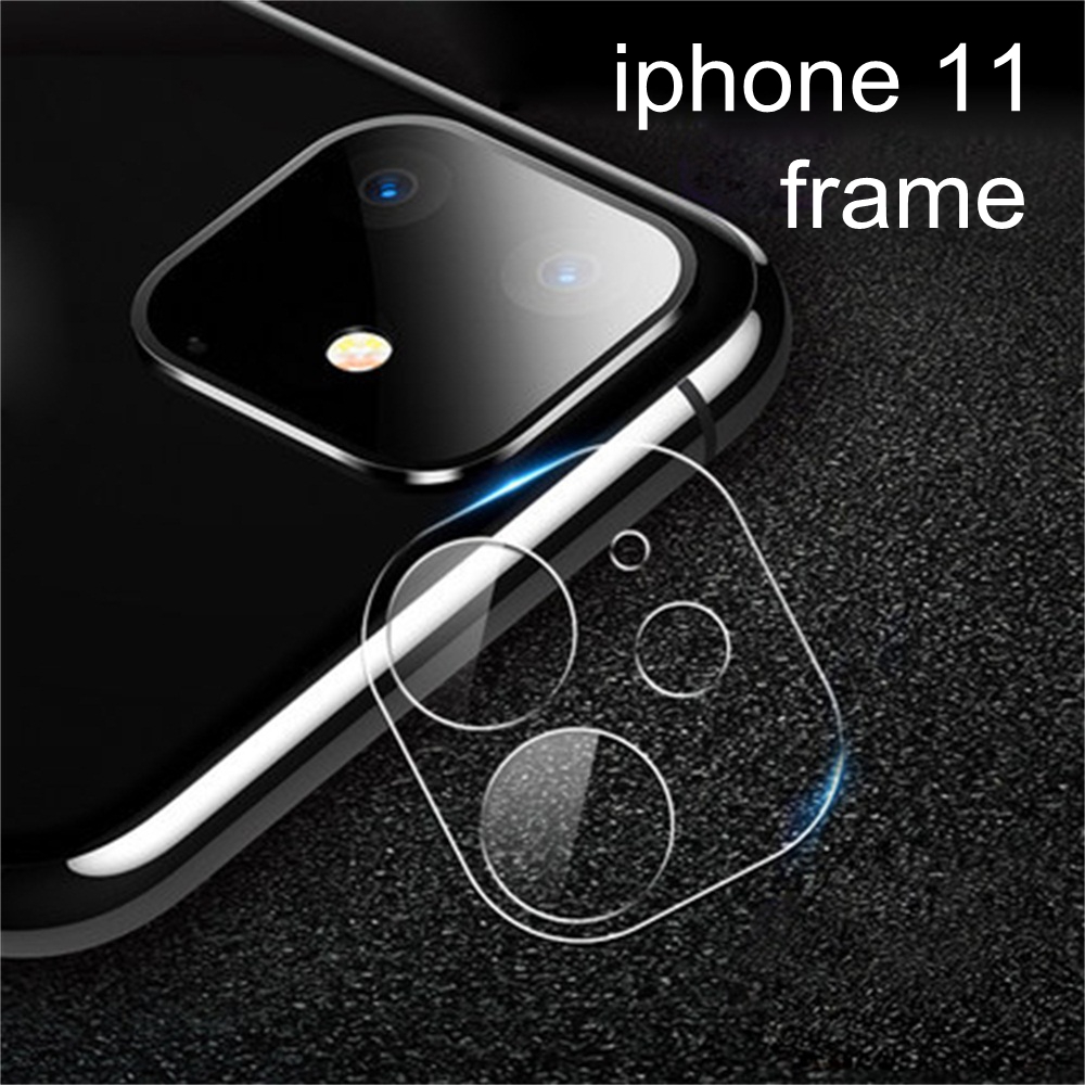 1pc Klar Zurück Kamera Objektiv Bildschirm Schutz Schutz Film Gehärtetem Glas Für iPhone 11 Profi Max 11 Profi / 11: 11 rahmen 1