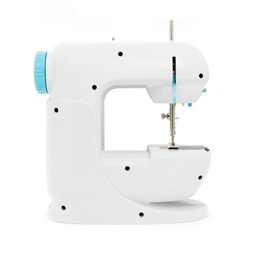 Mini Portable Handheld Sewing Machine Stitch Sew Needlework Cordless Clothes Fabrics Electrec DIY Manual Pedal
