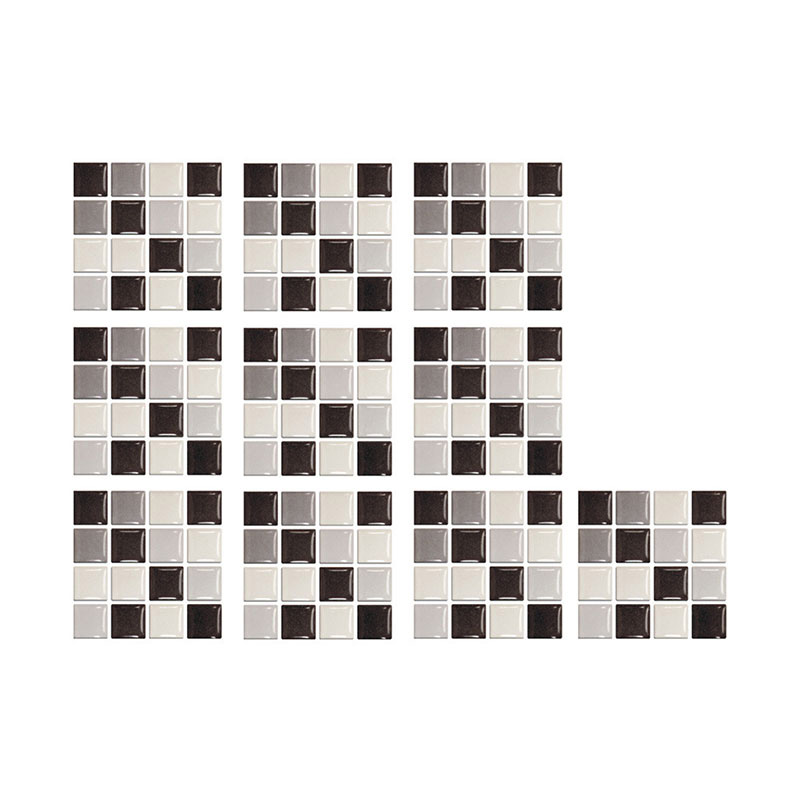 10pcs 3D Crystal Tile Sticker DIY Mosaic Wall Tile Peel Stick Self Adhesive Kitchen Bathroom Home Wall Sticker Crystal Wallpaper: white