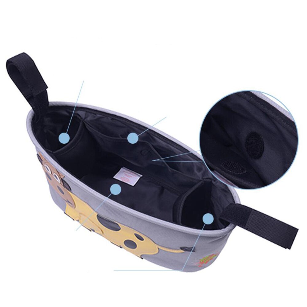 Multi-function diaper bag Cartoon Baby Stroller Bag Organizer Bag Nappy diaper bag Pram Cart Basket Hook Stroller Accessories