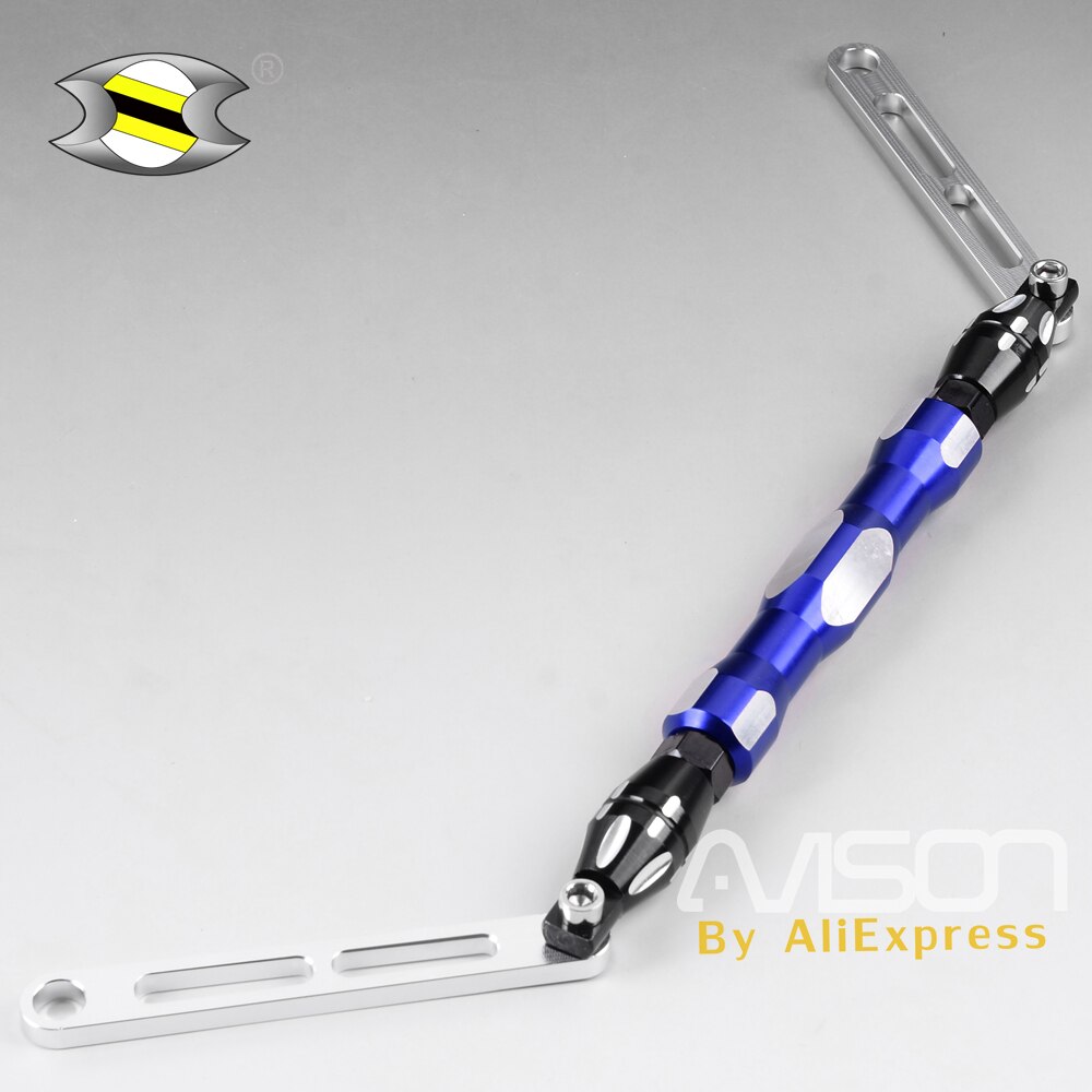 Support de téléphone portable | Pour XMAX 250 300 NMAX, support de téléphone portable, plaque GPS, support de miroir réglable: bar-Blue