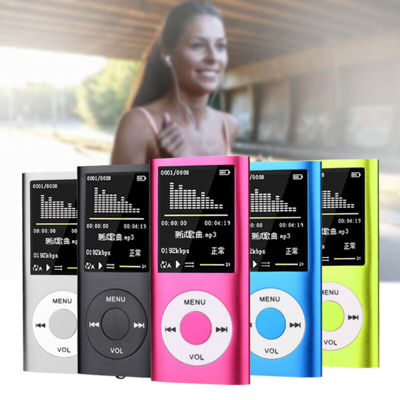 Reproductor de vídeo y música portátil de 1,8 pulgadas LCD MP3 MP4 de estilo IPod, Radio FM, uso estable para cargar Radio FM, música, deporte fotográfico en casa