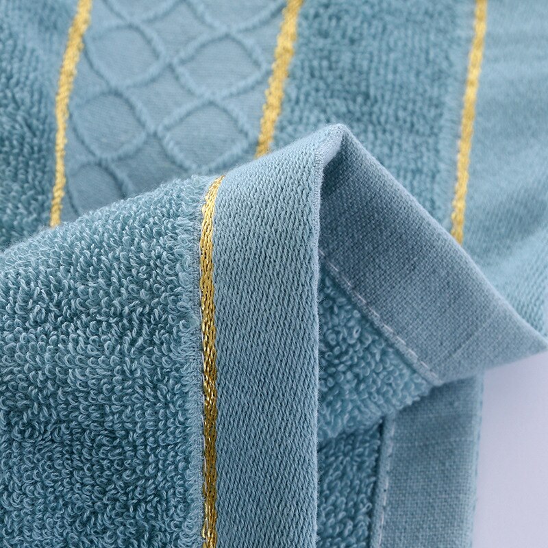 3pcs set 100% Cotton Super Soft Face Towel Hotel Skin-friendly Towels Pure Cotton Good Absorbent Towels for Bathroom