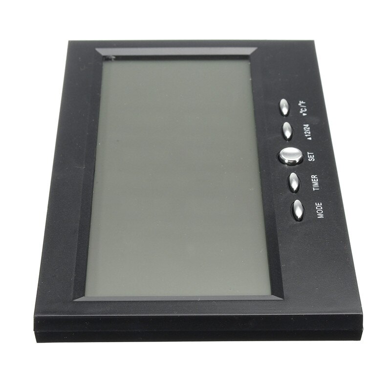 Electronic Digital LCD Desk Clock Temperature Humidity Monitor Clock Thermometer Hygrometer Weather Forecast Table Clock