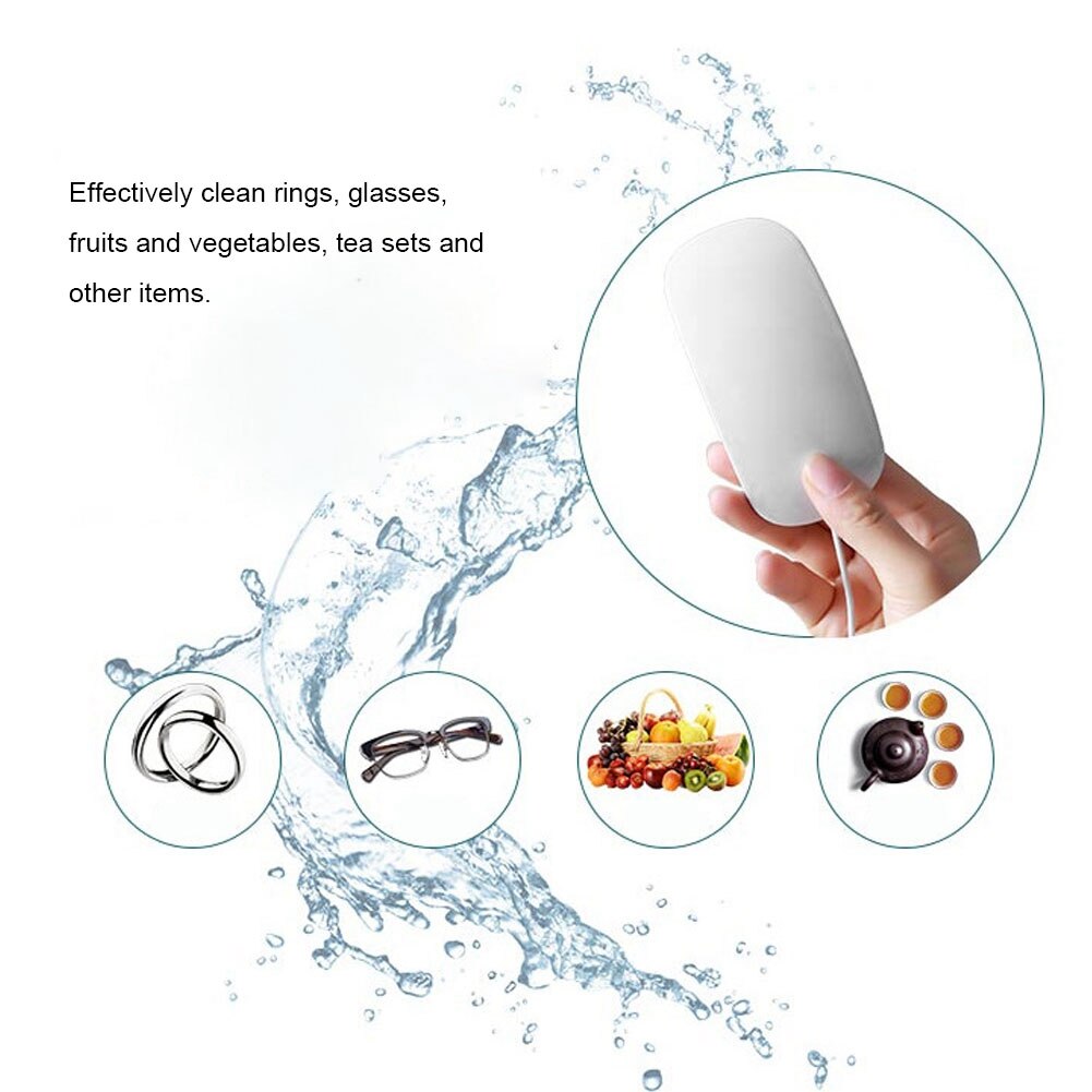 Electric Washing Machine Mini Portable Ultrasonic Vibration Laundry Washer Vegetables Fruits Washing Machine Sonic Cleaner