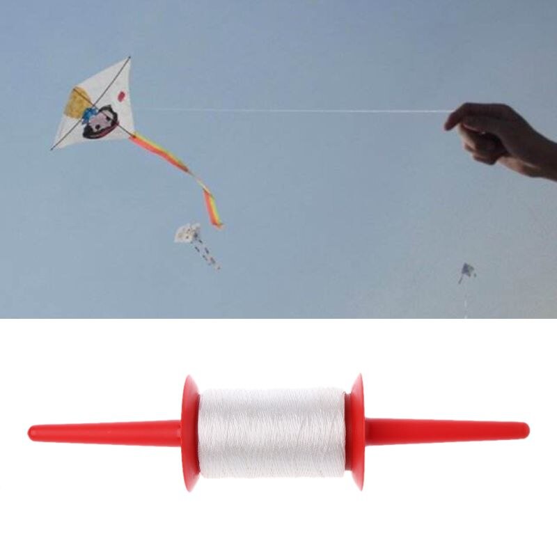 Kite Spool 30 LB 500Feet Outdoor Sports Fly Kite Line String with Winder Board Tool Kit Kites Line Fly Accessories