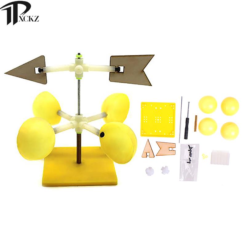Wind Vane Model Scientific DIY Experiment Wind Indicator Educational Toy