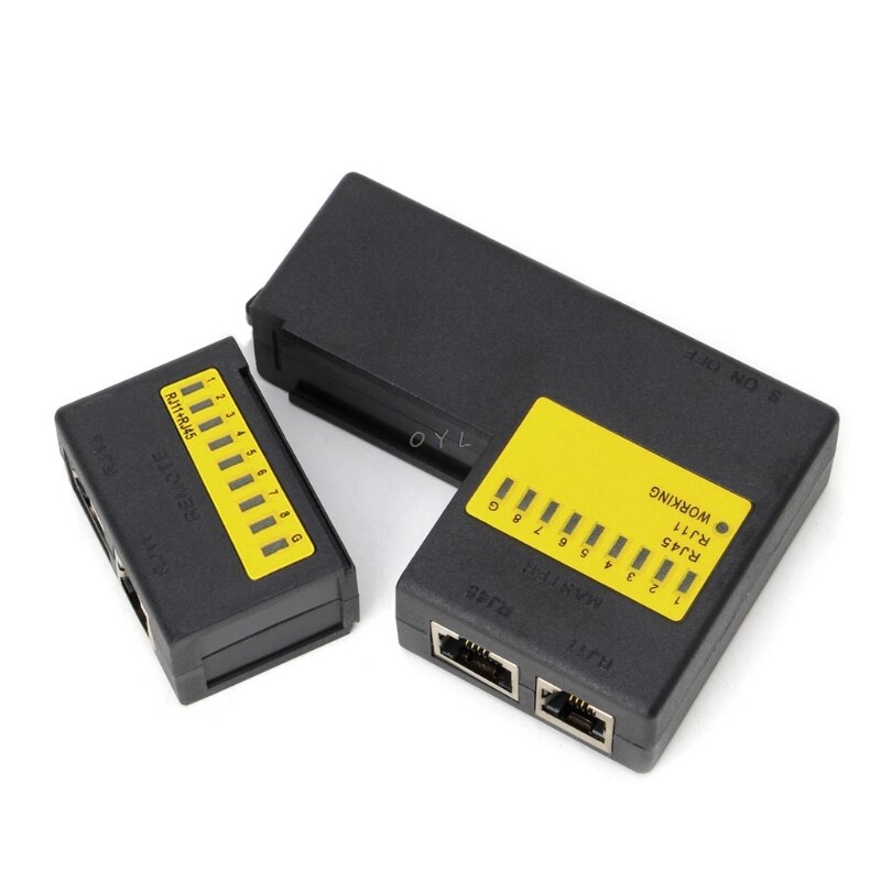 Super Mini Rete LAN Cable Wire Cat5 RJ11 RJ45 Tester Nuova nave di Goccia Professionale