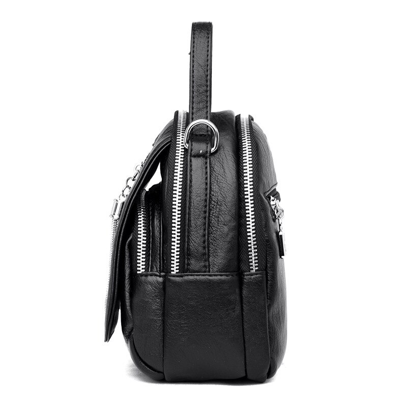 Små messenger tasker til kvinder sac a main chain kvast crossbody tasker til kvinder læder håndtasker dame skulder taske clutch