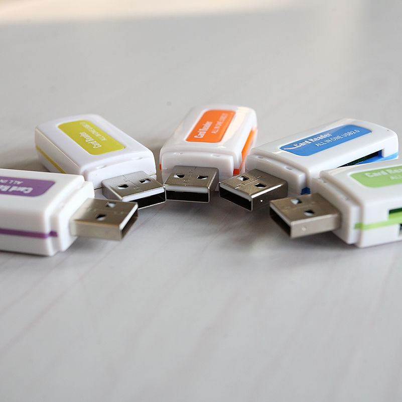 4 in 1 Memory Multi Card Reader USB 2.0 for M2 HC DV TF Card 1PC