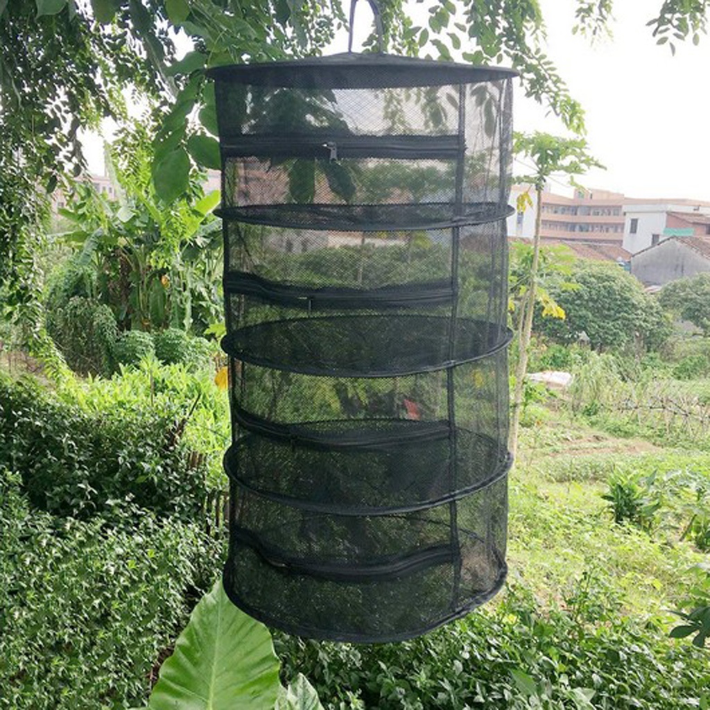 Faltbare Trocknen Netto Kraut Trockner Gittergewebe Tablett draussen / drinnen Garten Trocknen Gestelle