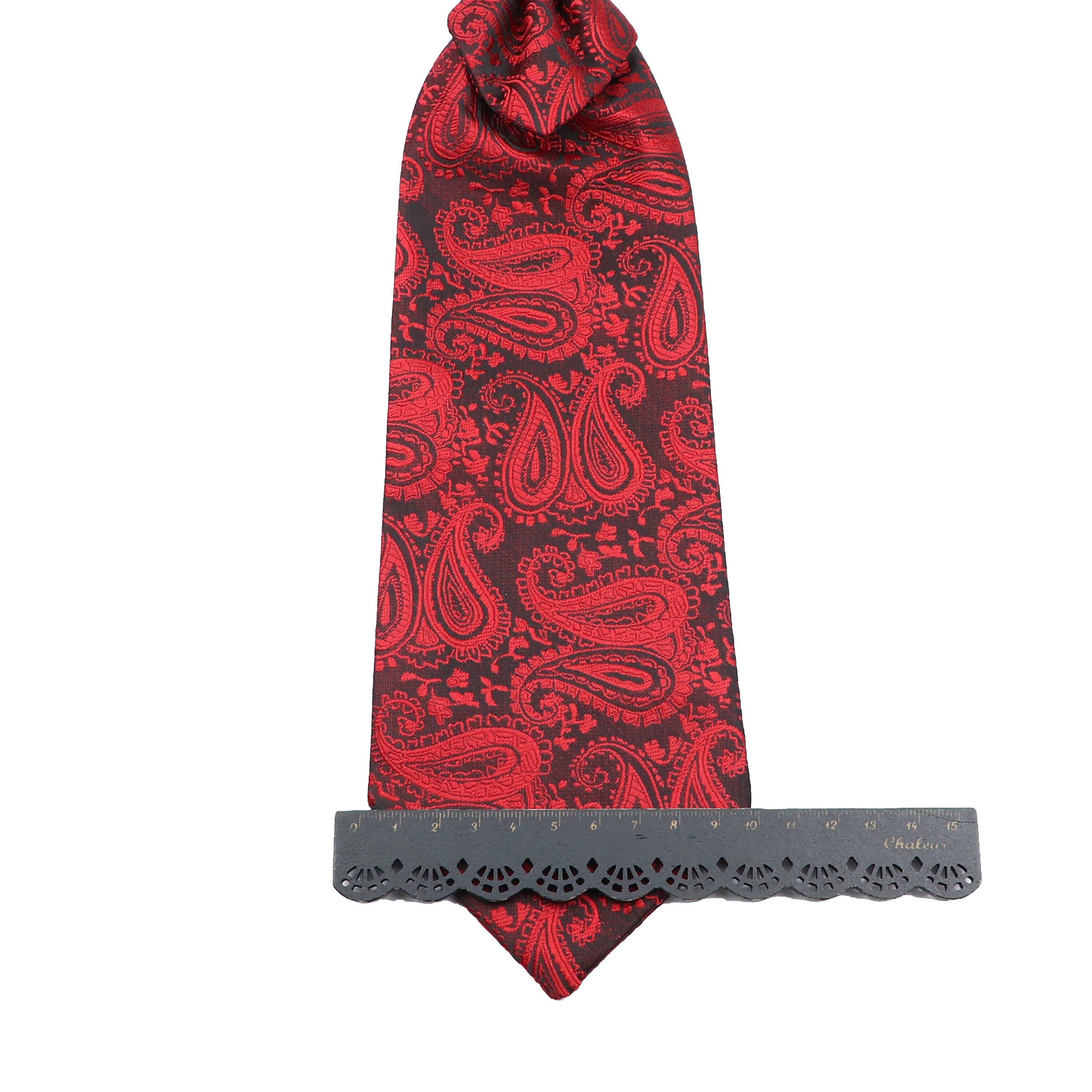 Corbata de Ascot de Cachemira de lujo para hombre, corbata de esmoquin para boda, de negocios, corbata de 10CM con patrón Vintage, accesorios para caballero