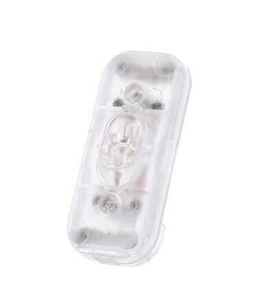 Interruptor para lámpara de noche CA 110V-250V, Cable de luz de escritorio, interruptor basculante: Transparent