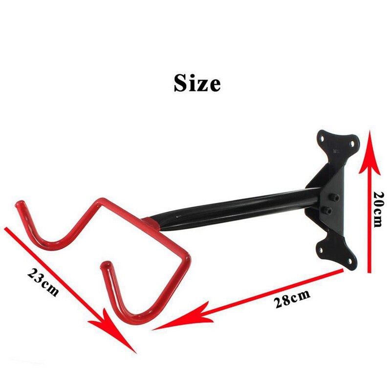 Bicycle Storage Rack Wall Mounted Bike Hanger Hook Solid Steel Bicycle Wall Hanging Hook Heavy Duty Bicycle Racks Fold Down
