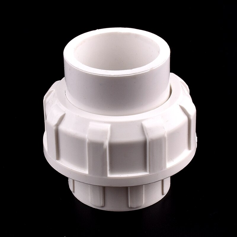 2~20pcs I.D20~50mm PVC Union Connector Garden Irrigation Water Pipe Fittings Home DIY Aquarium Fish Tank Tube Joints Pattern