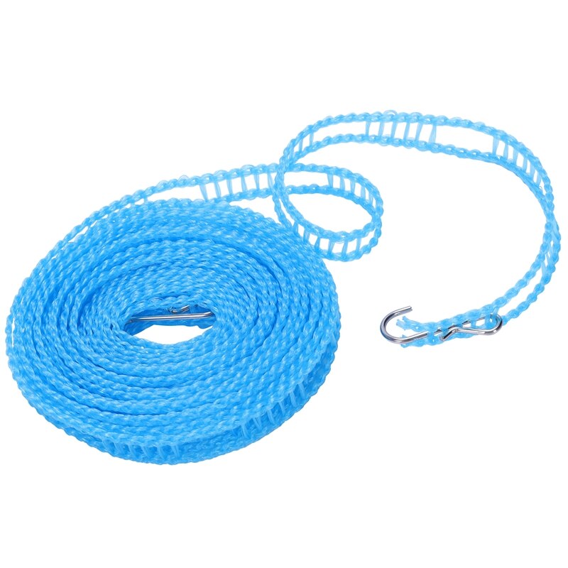 House Laundry Nylon String Clothesline 5 Meters Clothes Line Rope Blue