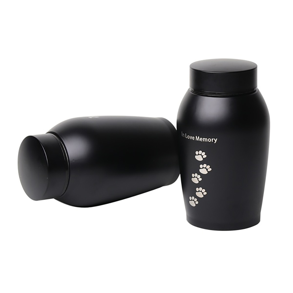 500Ml / 250Ml Stainless Steel Pet Urns For Dogs Cats Birds Hamsters Rabbits Cremation Ash Coffins Burial Of Ashes Pet Memorial