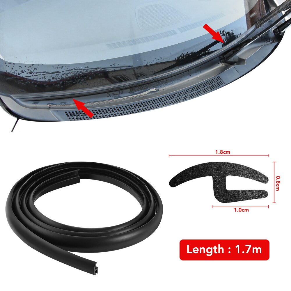 Afdichting Rubber Voor Auto Voorruit Panel Seal Strip Voor Subaru Forester Peugeot 3008 4008 Lada Xray Alfa Romeo stelvio