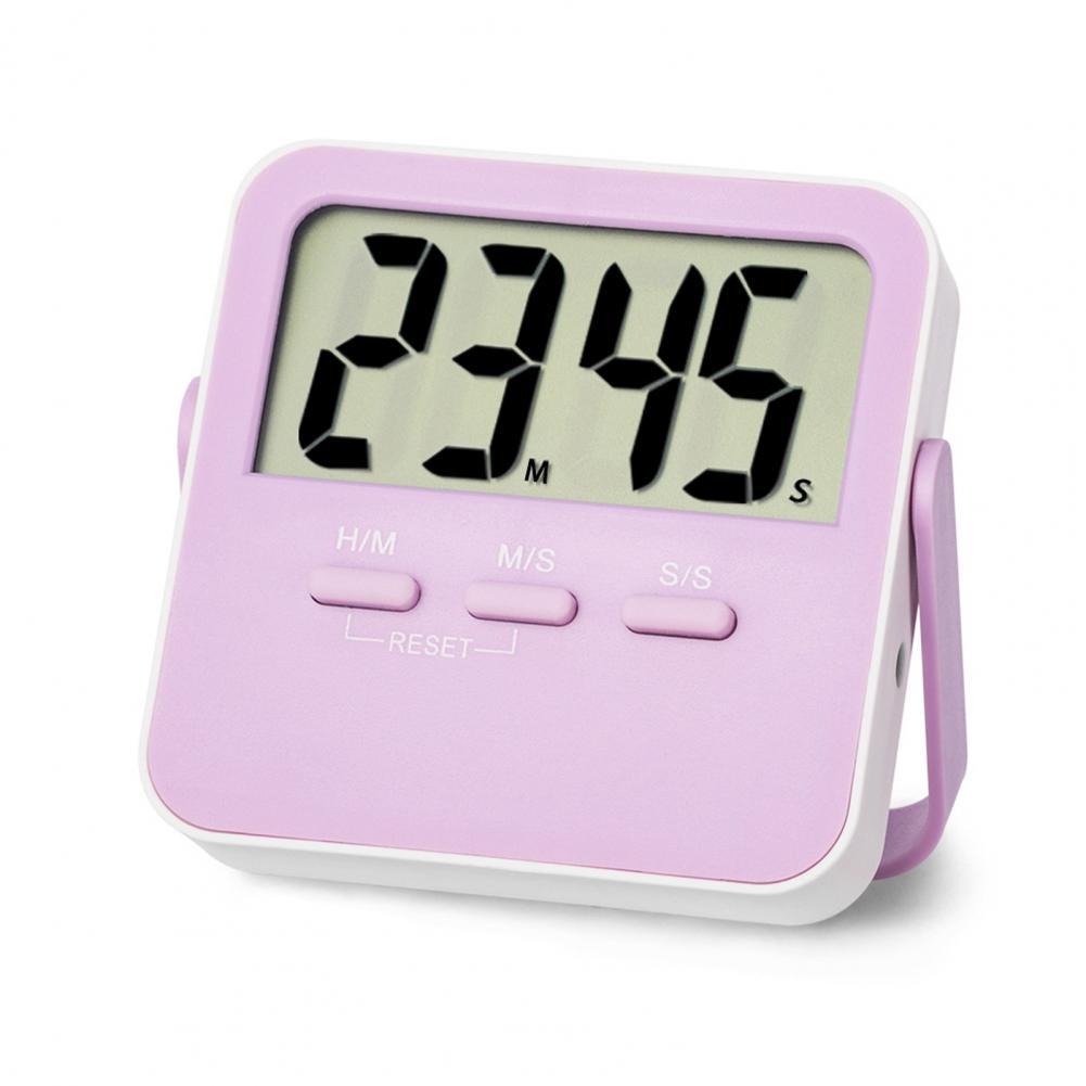 Electronic LED Digital Kitchen Electronic Timer Countdown Medicine Reminder Kitchen Timer Multi-functional Countdown Alarm Timer: Purple