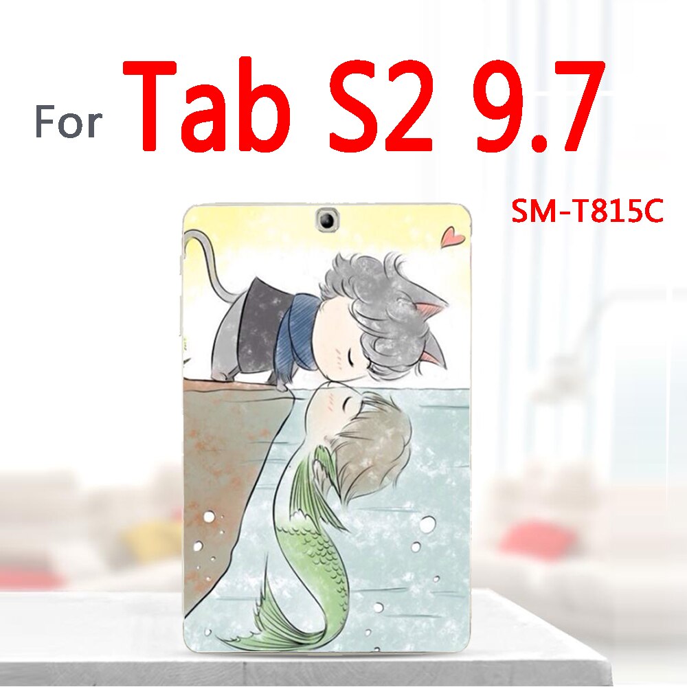 Paint Tablet Cover For Samsung Galaxy Tab S2 9.7 4G SM-T815C T815 Tab 4 10.1 SM T530 T531 SM-T530 Tab A 8.0 T380 T385 Case