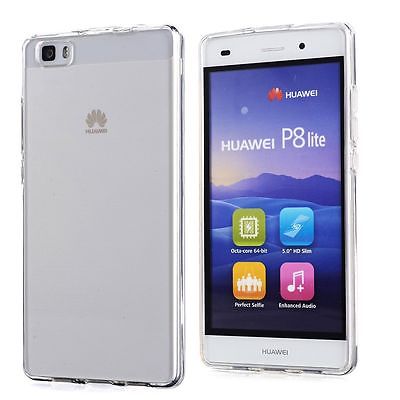Telefoonhoesje voor Huawei P8 Lite - Zacht Siliconen Back Cover - Vuilafstotend & Anti-knock