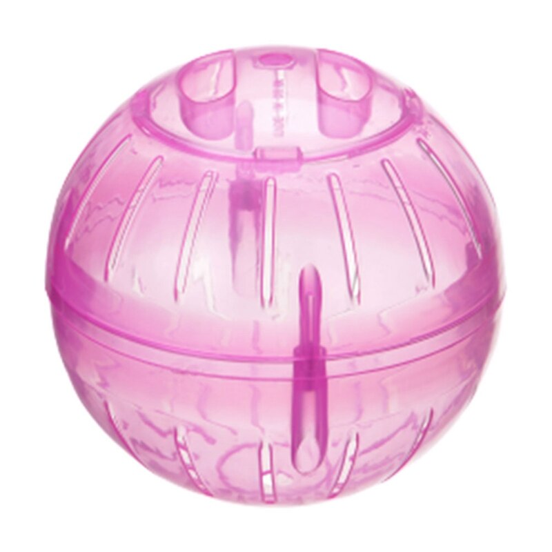 1pc 12 hamster ball mouse toy pet chinchilla ball hamster gerbil rat jogging fitness ball cage toy hamster product: Pink