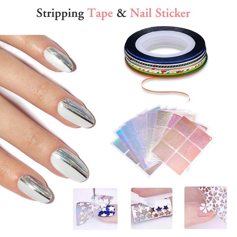 84 Pcs Voltooid Nail Art Set,Nail Art Leveranciers Met Nail Art Brush,Nail Puntjes Gereedschap