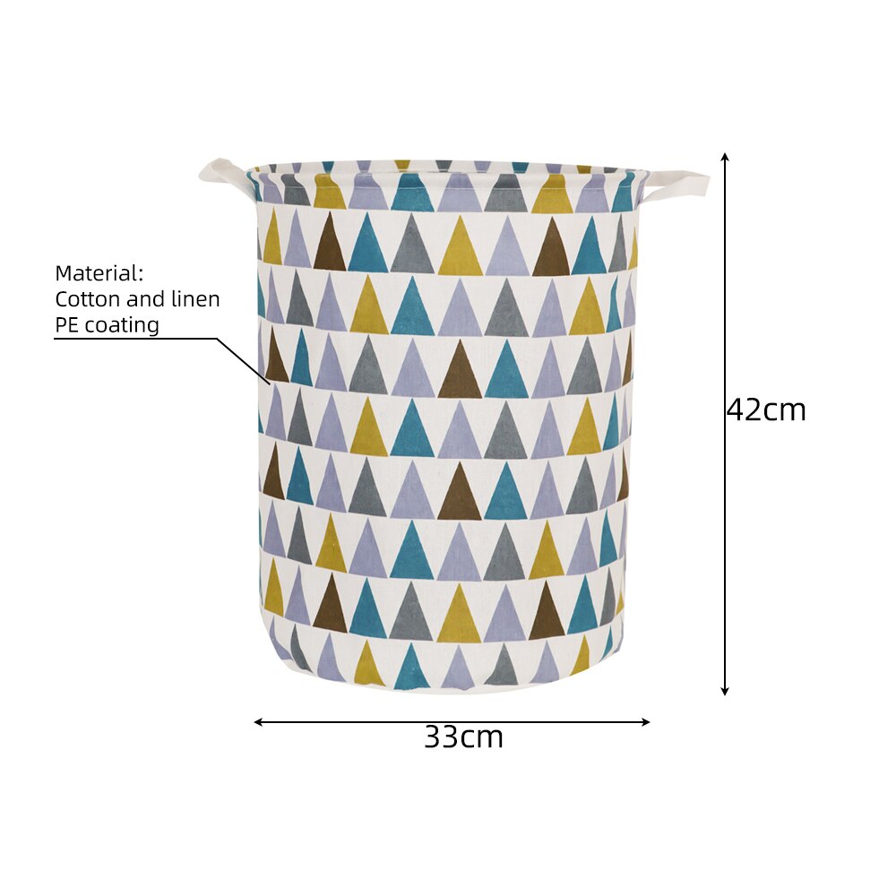Canvas Waterdichte Wasserij Organisator Mand Grote Capaciteit Wasmand Vuile Kleren Opbergtas Speelgoed Thuis Opslag Bin: B1