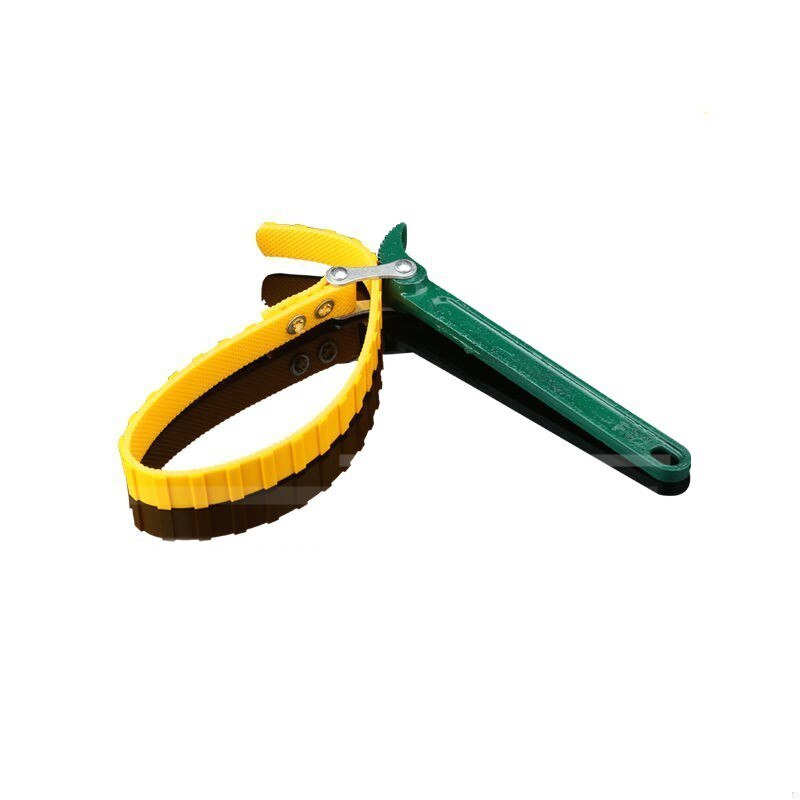 Junejour Belt Wrench Oil Filter Extractor Wrench Chain Oil Filter Cartridge Disassembly Tool Oil Filter Wrench: 8 Inch