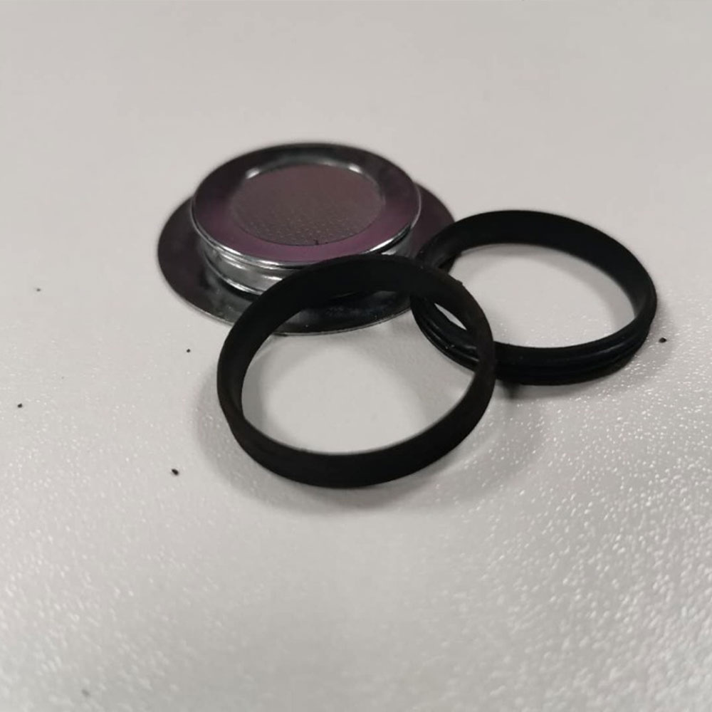 Icafilas sorte silikone o-ringe til nespresso filter genopfyldelige kapsler i rustfrit stål kropsdæksel tilbehør
