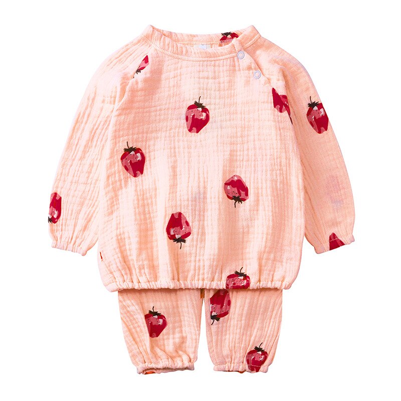 Schattige katoenen dierenpakje baby lange mouw tweedelig set peutermeisjeskleding kinderkledingboetiek kinderkleding