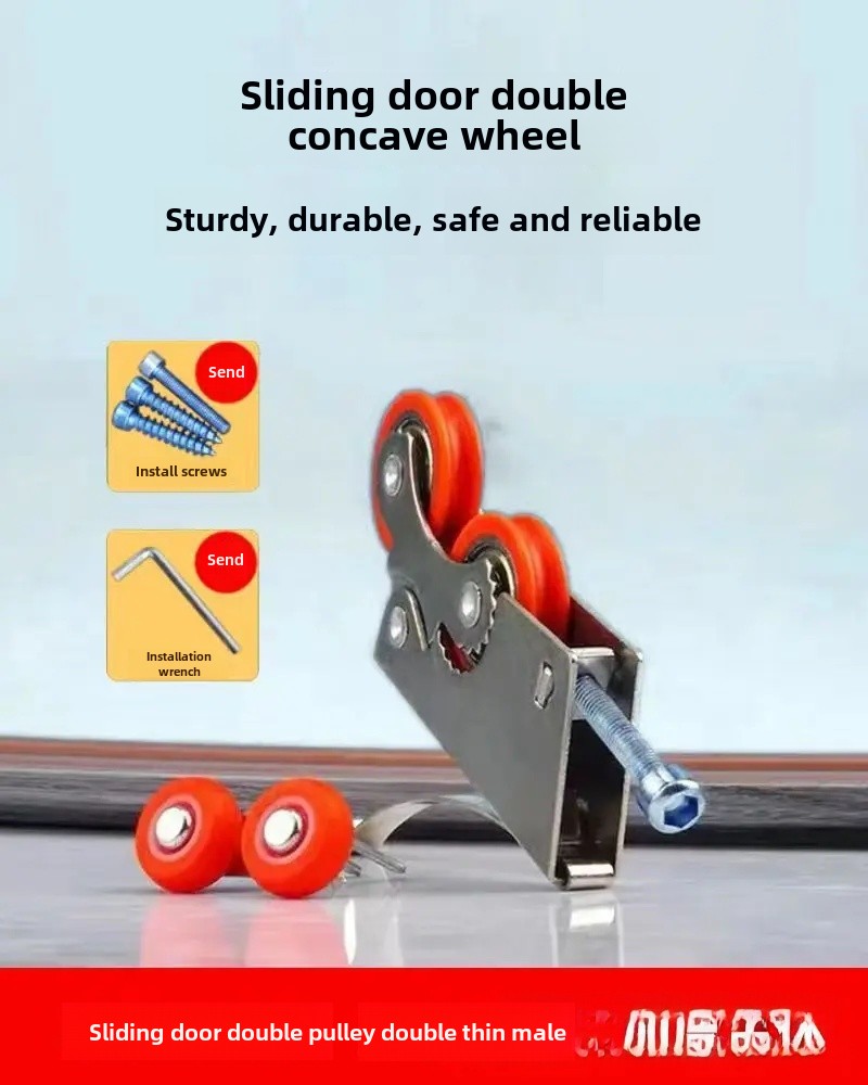 Schuifdeurscharnier Ijzer Materiaal Kastdeur Spoor Garderobe Trekgreep Omlaag Schuifscharnier Voor Home Decor Hardware: WHITE