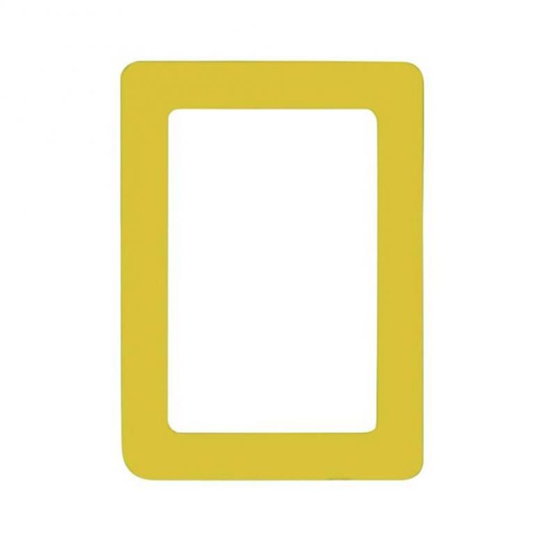 1PC DIY Photo Frame Home Colorful Magnetic Picture Frames Fridge Refrigerator Magnet Photoframe PVC Magnetic Frame Home Decor