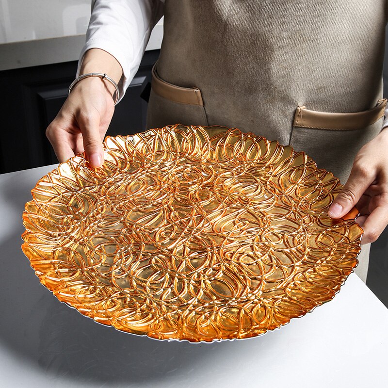 Christmas Food Luxury Plate Set Dinning Dessert Modern Plate Sets Serving Breakfast Vajilla Completa De Platos Dinnerware 60PZ: Style 7